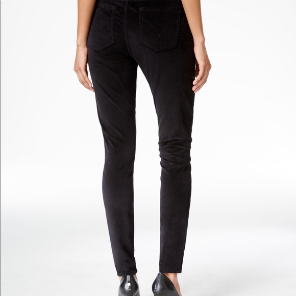 Calvin Klein NWOT velvet skinny jeans - Picture 2 of 2